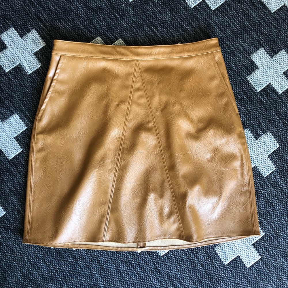 Faux Leather skirt